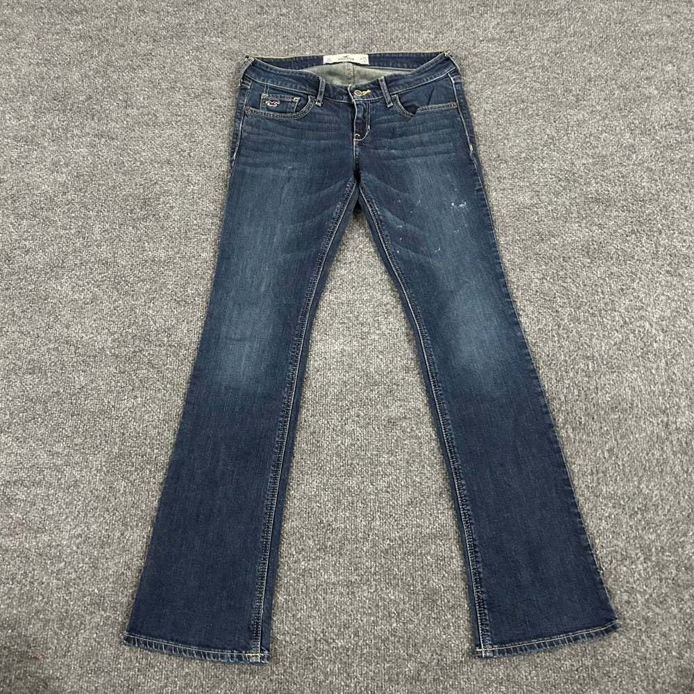 Hollister Jeans Womens Size 3S W26 Dark Wash Low Rise Bootcut Denim Casual Good